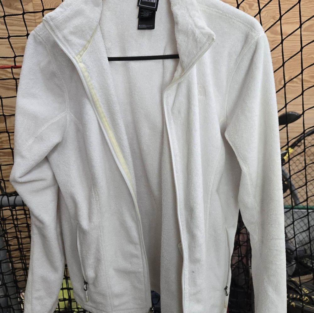 The North Face White Fleece Jacket